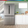 Bosch KFN96VPEAG Series 4 American Fridge Freezer, Stainless Steel, E Rated,  Non-Plumbed