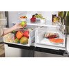 Bosch KFN96VPEAG Series 4 American Fridge Freezer, Stainless Steel, E Rated,  Non-Plumbed