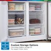 Bosch KFN96VPEAG Series 4 American Fridge Freezer, Stainless Steel, E Rated,  Non-Plumbed