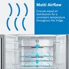 Bosch KGN27NWEAG Series 2 No Frost Fridge Freezer, 50/50, White, E Rated
