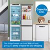 Bosch KGN362LDFG Series 4 No Frost Fridge Freezer, 60/40, Stainless Steel, D Rated