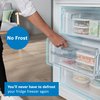 Bosch KGN362LDFG Series 4 No Frost Fridge Freezer, 60/40, Stainless Steel, D Rated
