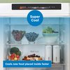 Bosch KGN392WDFG Series 4 No Frost Fridge Freezer, 70/30, White, D Rated