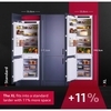Neff KI7962FD0G N50 No Frost Integrated Fridge Freezer, Fixed Hinge, 70/30, D Rated
