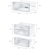 Siemens KI87VNSE0G iQ100 Low Frost Integrated Fridge Freezer, Sliding Hinge, 70/30, E Rated