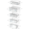 Siemens KI96NVFD0G No Frost Integrated Fridge Freezer, Fixed Hinge, 70/30, White, D Rated