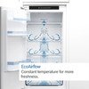 Bosch KIN85NFE0G Series 2 No Frost Integrated Fridge Freezer, Fixed Hinge, 50/50, E Rated