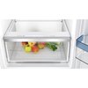 Bosch KIV86VSE0G Series 4 Low Frost Integrated Fridge Freezer, Sliding Hinge, 60/40, White, E Rated