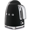 Smeg KLF03BLUK Retro 1.7 Litre Jug Kettle, Black