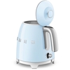 Smeg KLF05PBUK Retro 0.8 Litre Kettle, Pastel Blue