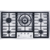 Miele KM2354-1 Stainless Steel 89cm 5 Burner Gas Hob