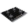 Miele KM3010 Stainless Steel and Glass 63cm 4 Burner Gas Hob, Black