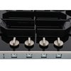 Miele KM3010 Stainless Steel and Glass 63cm 4 Burner Gas Hob, Black