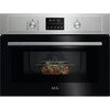 AEG KOX36506EM Exclusiv Built-In Combination Microwave Oven, Stainless Steel