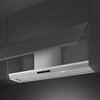 Smeg KSGT124X Canopy Cooker Hood, Stainless Steel, A Rated