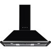 Smeg KT100BLE Victoria 100cm Chimney Cooker Hood, Black, A Rated