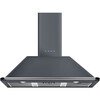 Smeg KT100GRE Victoria 100cm Chimney Cooker Hood, Grey, A Rated