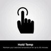 Ninja KT201UK Perfect Temperature Kettle, Rapid Boil, Silver