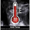 Ninja KT201UK Perfect Temperature Kettle, Rapid Boil, Silver