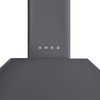 Smeg KT90GRE Victoria 90cm Chimney Cooker Hood, Grey, A Rated