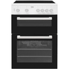 Beko KTC611W Ceramic Electric Cooker with Separate Grill, White, A Rated