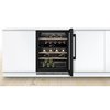Bosch KUW21AHG0G Series 6 Integrated Wine Cooler, Black, G Rated