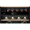Bosch KUW21AHG0G Series 6 Integrated Wine Cooler, Black, G Rated