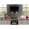Smeg KV28N 80cm Chimney Cooker Hood, Black, A Rated