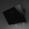 Smeg KV394N 90cm Chimney Cooker Hood, Black, A Rated