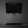 Smeg KV394N 90cm Chimney Cooker Hood, Black, A Rated