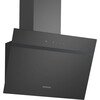 Siemens LC65KDK60B iQ100 60cm Chimney Cooker Hood, Black, A Rated