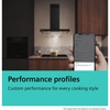Siemens LC97BDN60B 90cm Chimney Cooker Hood, Black, A++ Rated