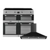 Leisure Cuisinemaster Induction Range Cooker & Hood Pack, Stainless Steel, A Rated