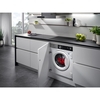 AEG LFX6G7434BI Integrated Washing Machine, 7kg, 1400 Spin, White, B Rated