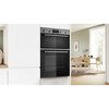 Bosch MBA533BS3B Series 4 Built-In Electric Double Oven, Stainless Steel, A Rated