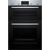 Bosch MBA533BS3B Series 4 Built-In Electric Double Oven, Stainless Steel, A Rated