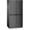 Liebherr MBbsdi9024 American Fridge Freezer,  Plumbed, Black, D Rated
