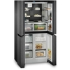 Liebherr MBbsdi9024 American Fridge Freezer,  Plumbed, Black, D Rated