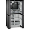 Liebherr MBbsdi9024 American Fridge Freezer,  Plumbed, Black, D Rated