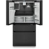 Liebherr MBbsdi9528 American Fridge Freezer,  Plumbed, Black, D Rated