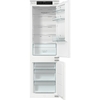 Fridgemaster MBC55252NE Total No Frost Integrated Fridge Freezer, Sliding Hinge, 70/30, White, E Rated