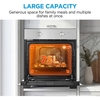 Midea MBO65M40M04E-SS Built-In Electric Single Oven, Stainless Steel, A Rated