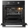 Midea MBO65M90D2-BK Built-In Electric Single Oven, Black, A+ Rated