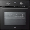 Midea MBO65M90D2-BK Built-In Electric Single Oven, Black, A+ Rated