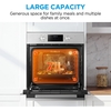 Midea MBO65M90D2-SS Built-In Electric Single Oven, Stainless Steel, A+ Rated