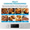 Midea MBO65M90D2-SS Built-In Electric Single Oven, Stainless Steel, A+ Rated