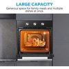 Midea MBO65M90M1-BK Built-In Electric Single Oven, Black, A Rated
