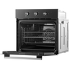 Midea MBO65M90M1-BK Built-In Electric Single Oven, Black, A Rated