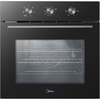 Midea MBO65M90M1-BK Built-In Electric Single Oven, Black, A Rated