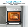 Midea MBO65M90M1-SS Built-In Electric Single Oven, Stainless Steel, A Rated